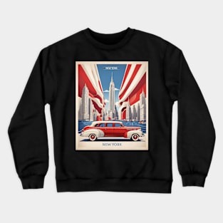 New York City United States of America Tourism Vintage Crewneck Sweatshirt